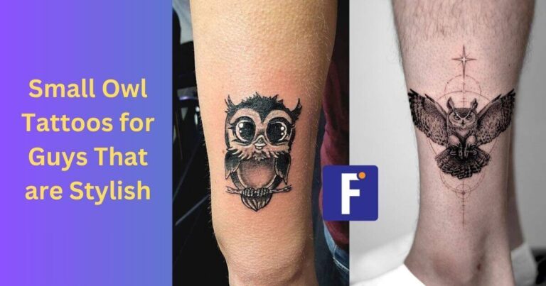 Small Owl Tattoos for Guys
