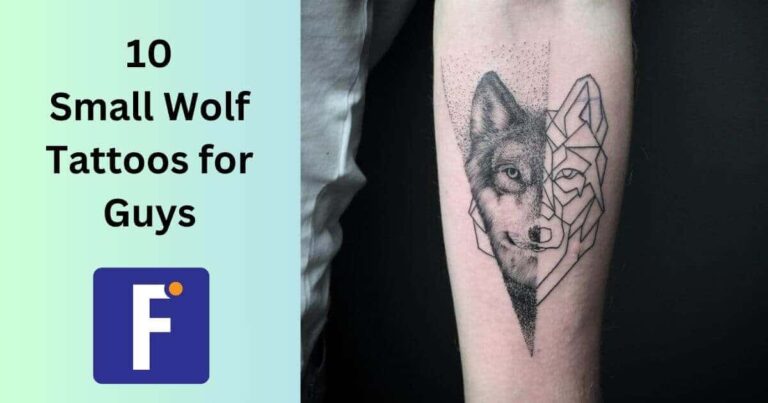 Small Wolf Tattoos for Guys