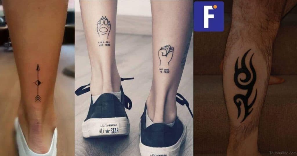  tiny Calf Tattoos ideas for men 
