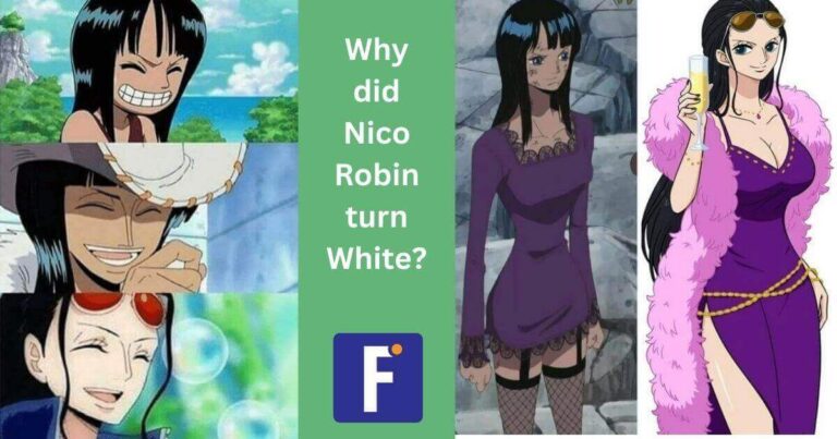 Why did Nico Robin turn White